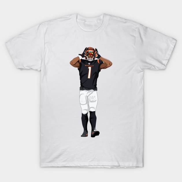 Jamarr Chase T-Shirt by xavierjfong